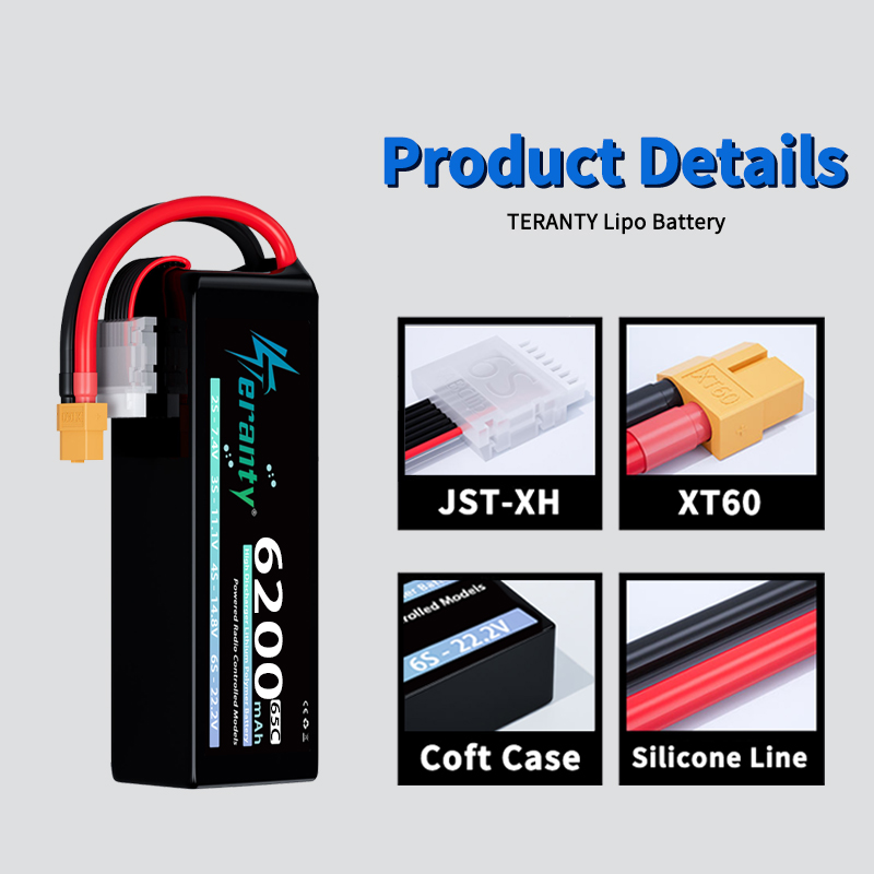 TERANTY 6S 6200mAh Lipo Batter - đánh giá và giá Drone Battery Plate