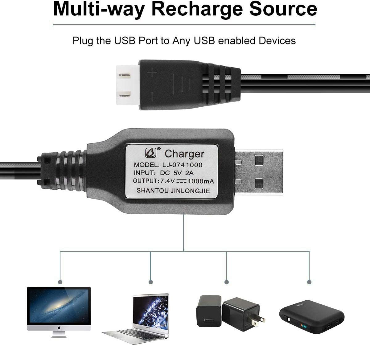 1 Bộ XH-3P Cân Bằng 7.4V 1A Pi - đánh giá và giá Drone Battery Balance Charger