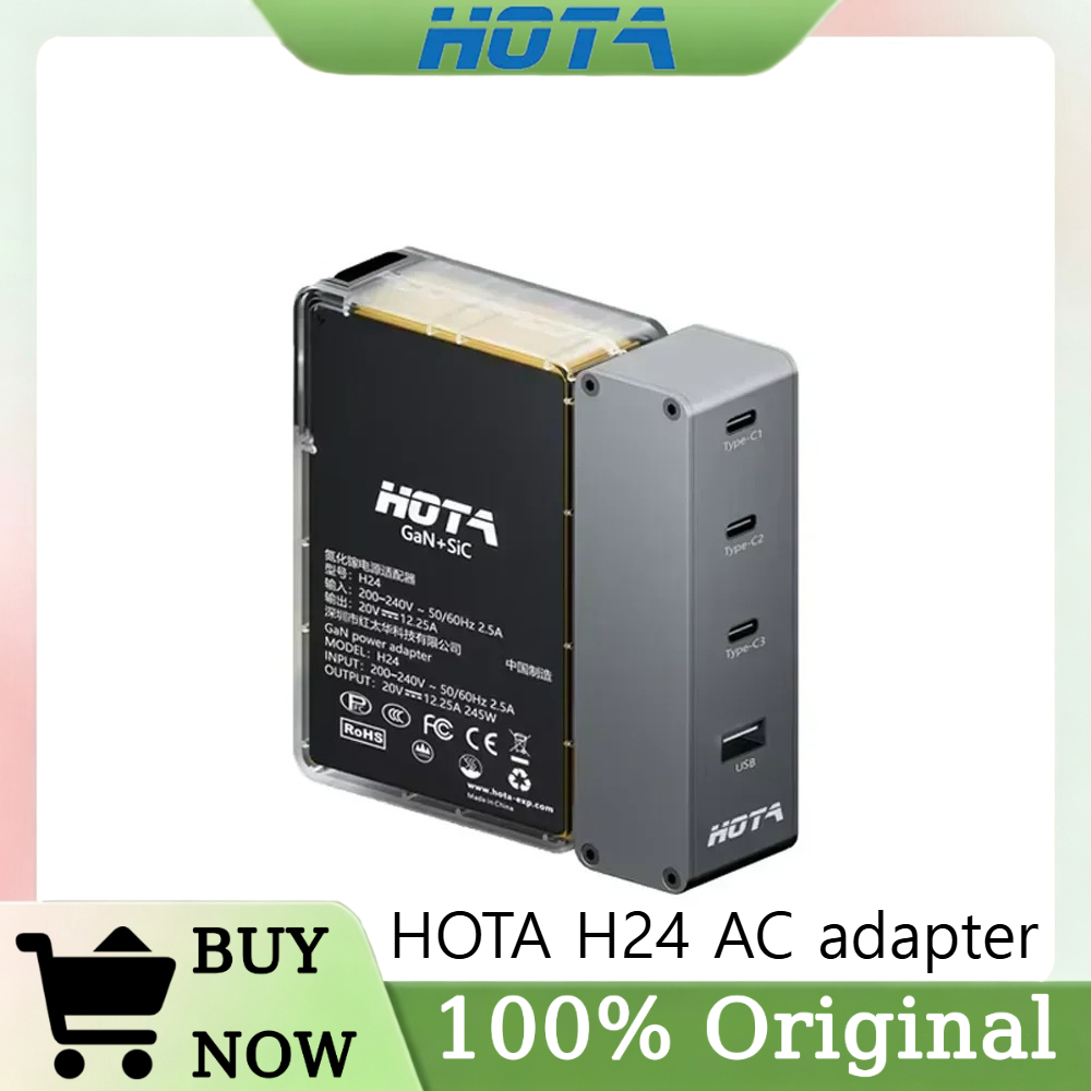 HOTA H24 245W GaN AC Adapter P - đánh giá và giá Drone Battery 6S