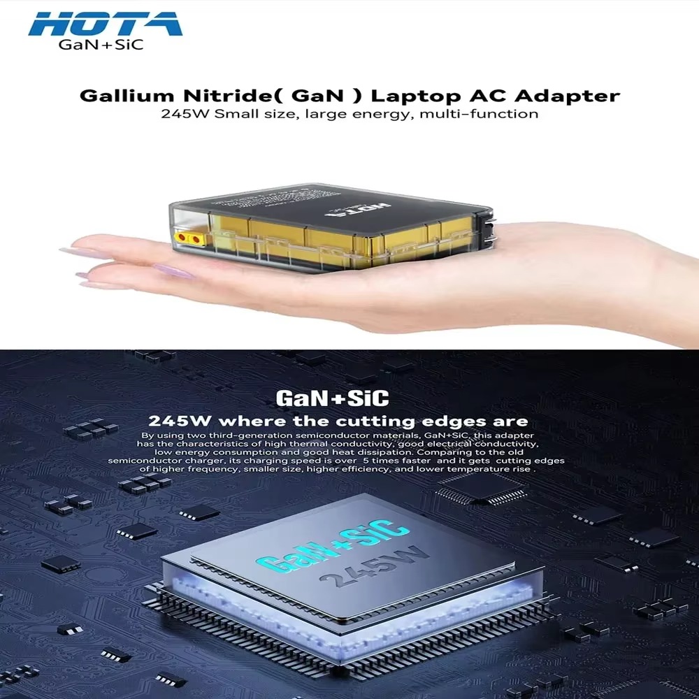 HOTA H24 245W GaN AC Adapter P - đánh giá và giá Drone Battery 6S