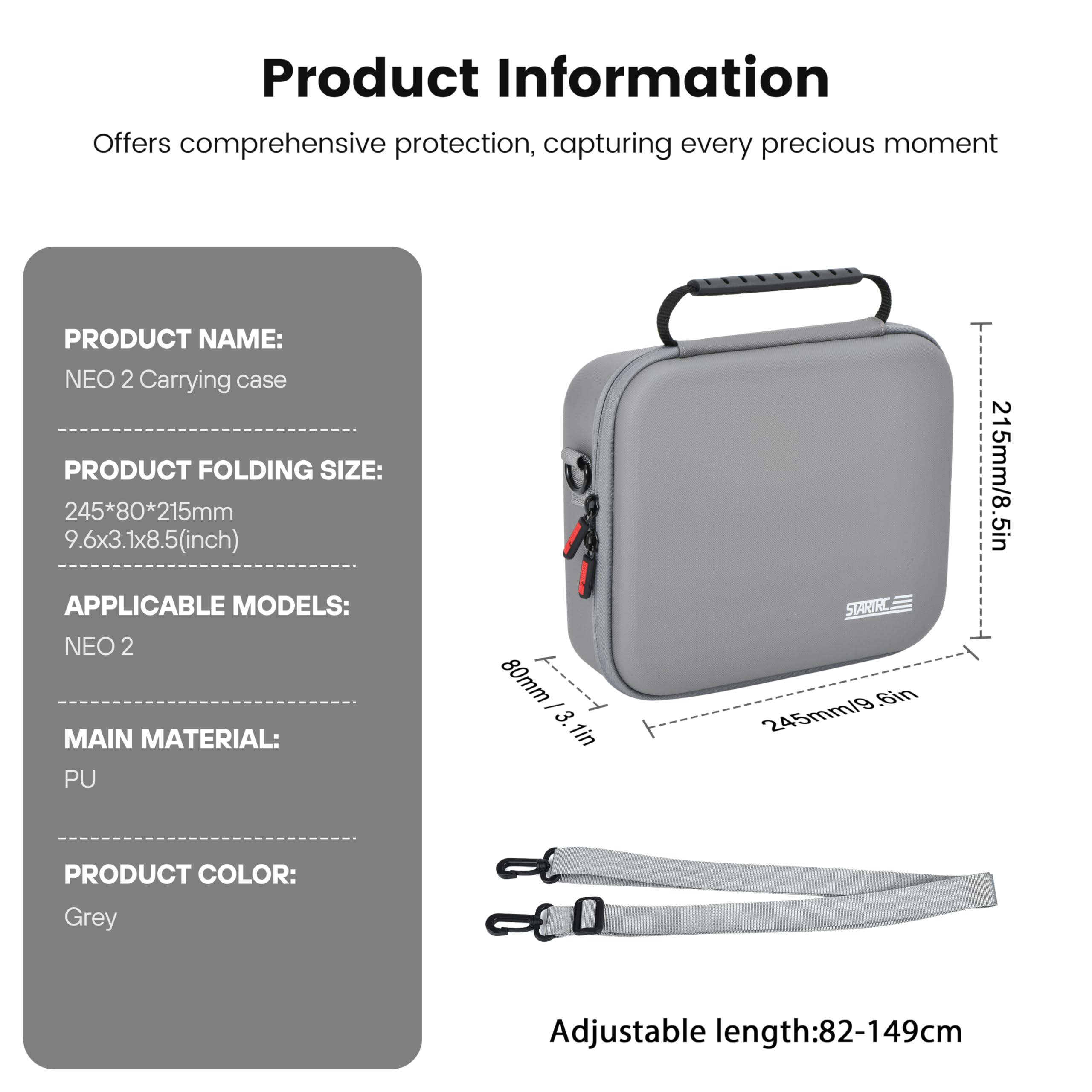 Neo 2 Portable PU Shoulder Bag - đánh giá và giá Drone Battery Bag
